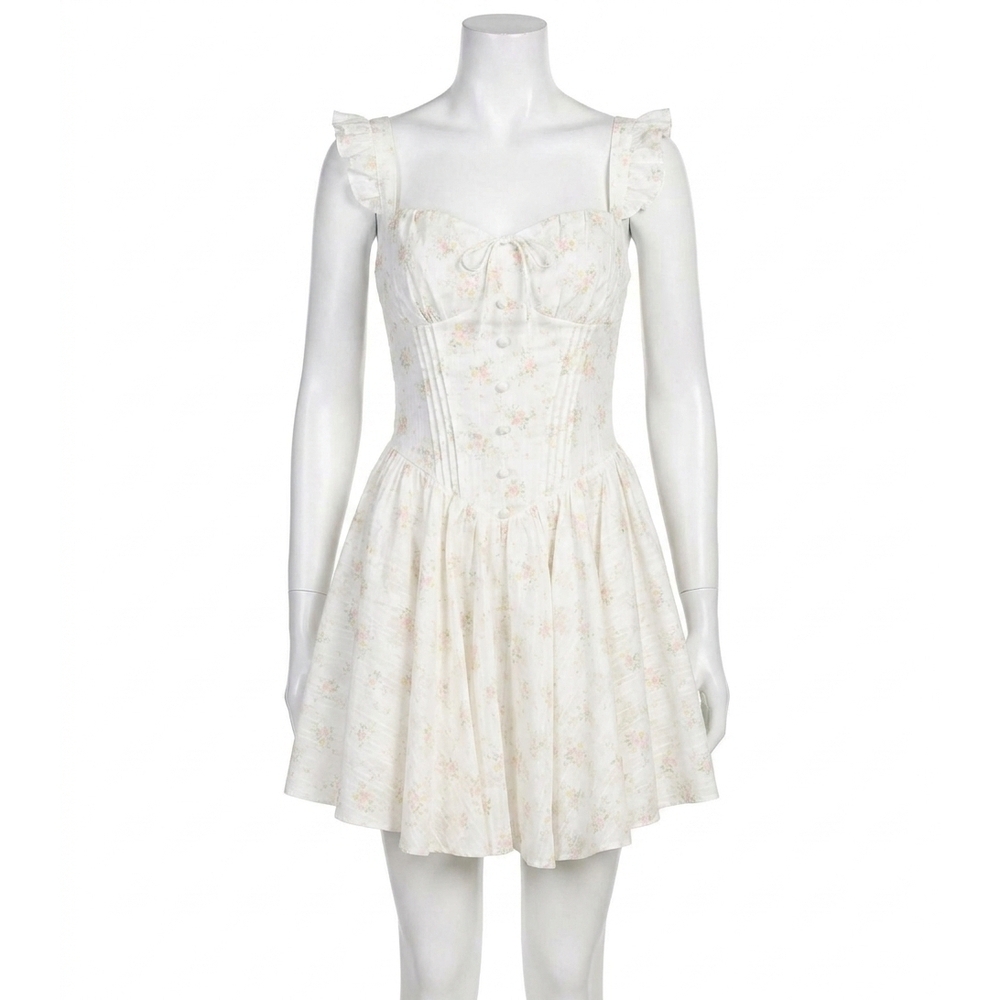 NEW KESTAN ariah mini dress in white